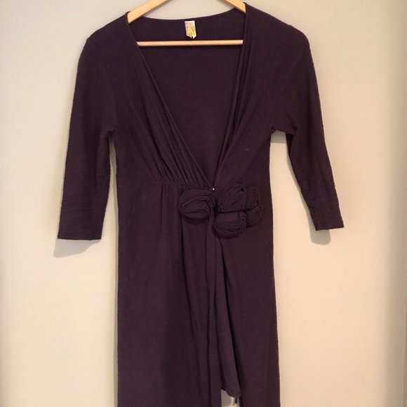 Purple Anne Pinkerton Wrap Size Small - Picture 1 of 2